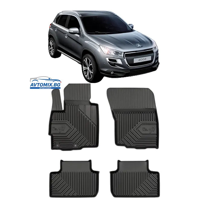 Гумени стелки за Peugeot 4008 от 2012-2016г Модел No.77 / SUV