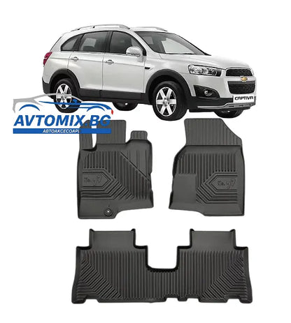 Гумени стелки зa Chevrolet Captiva от 2006-2018г, Модел No.77
