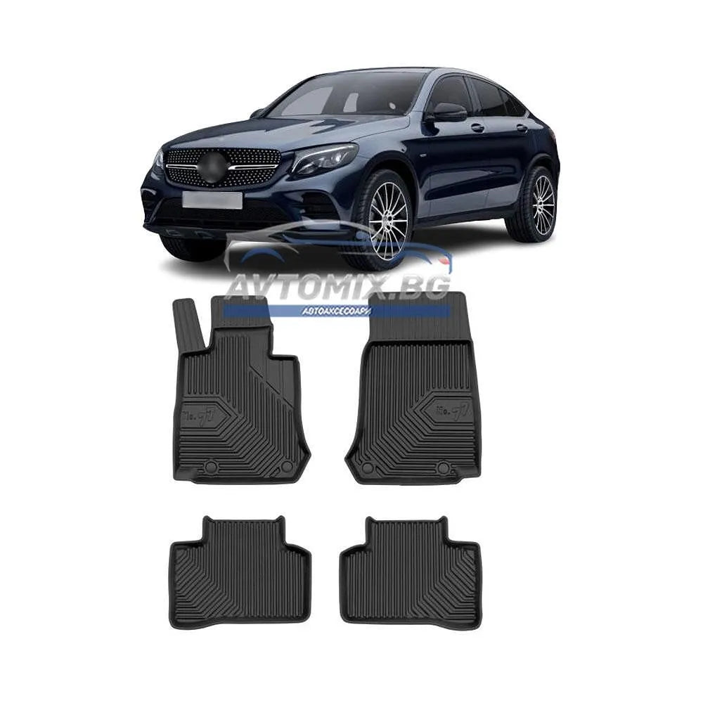 Гумени стелки зa Mercedes GLC Coupe C253 2016-2023 г., Модел No.77