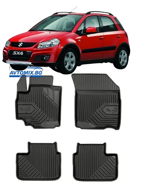 Гумени стелки за Suzuki SX4 от 2005-2014г., Модел No.77