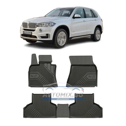 Гумени стелки зa BMW X5 F15, F85 2013-2018 г., Модел No.77
