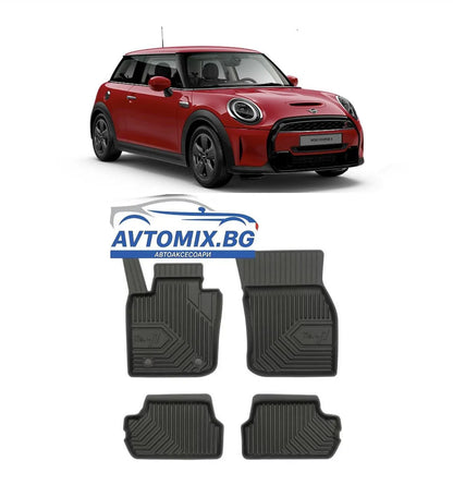 Гумени стелки за Mini Cooper III след 2014 г., Модел No.77/ 3 врати