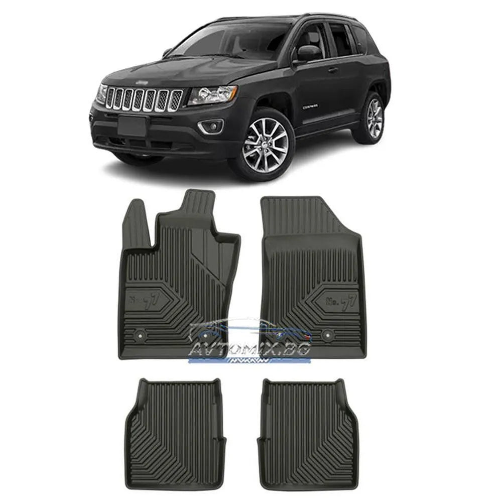 Гумени стелки за Jeep Compass след 2016 г., Модел No.77