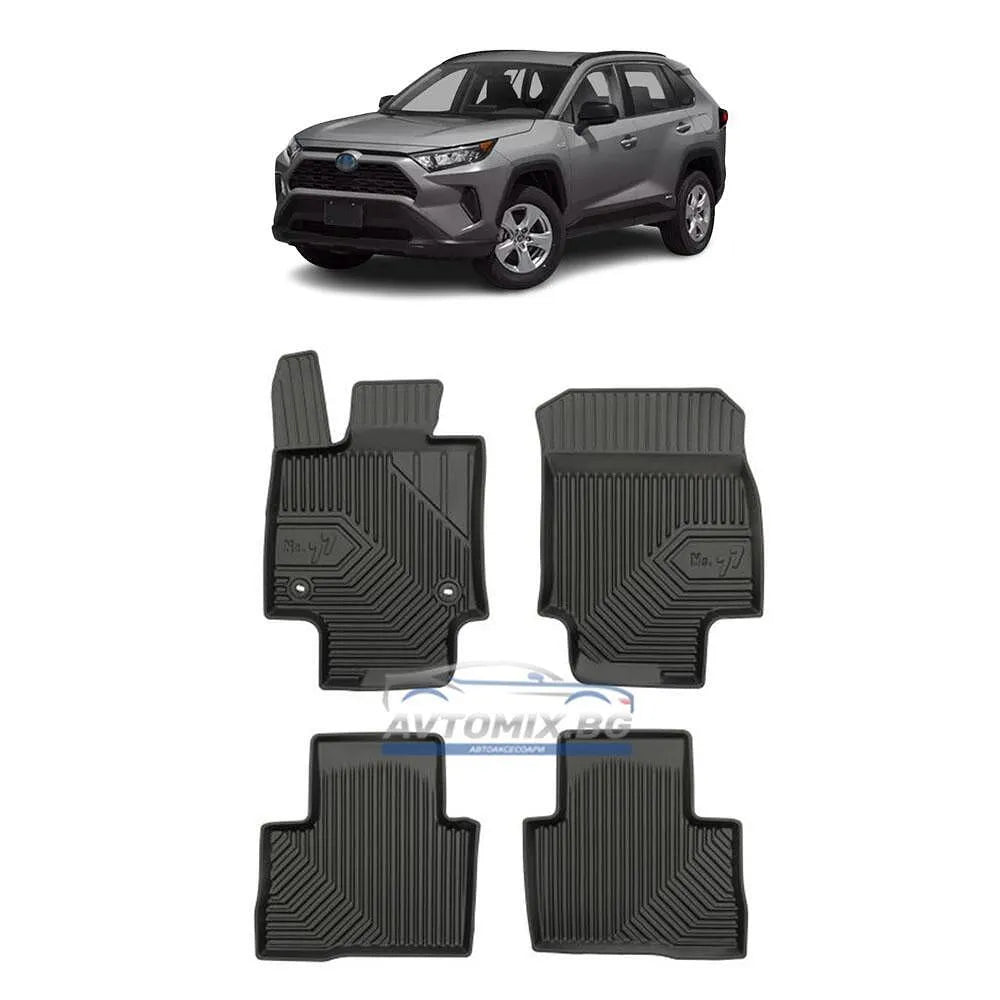 Гумени стелки за Toyota RAV 4 след 2019 г., Модел No.77