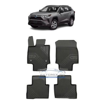 Гумени стелки за Toyota RAV 4 след 2019 г., Модел No.77