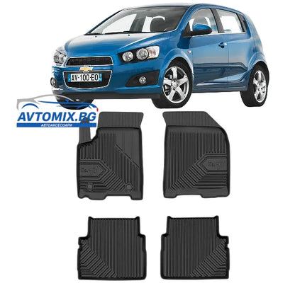 Гумени стелки за Chevrolet Aveo от 2007-2011г., Модел No.77