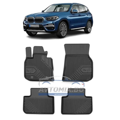 Гумени стелки зa BMW X3 G01, F97 след 2017 г., Модел No.77
