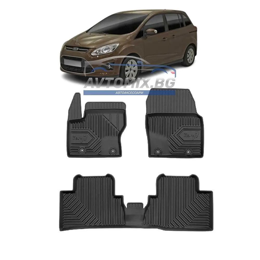 Гумени стелки зa Ford Grand C-max 2010-2019 г., Модел No.77
