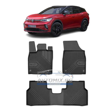 Rubber Floor Mats for VW ID.4, Model No. 77