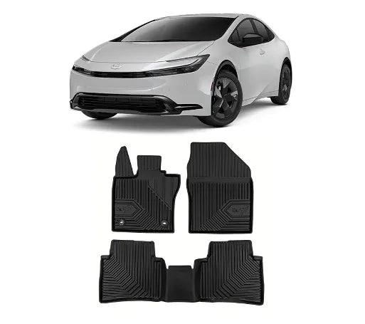 Rubber floor mats for Toyota Prius 2023 onwards, Model No.77