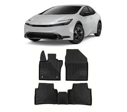 Rubber floor mats for Toyota Prius 2023 onwards, Model No.77