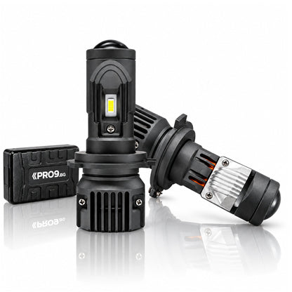 LED крушки H4 с лупи 80W 6000K 12-24V