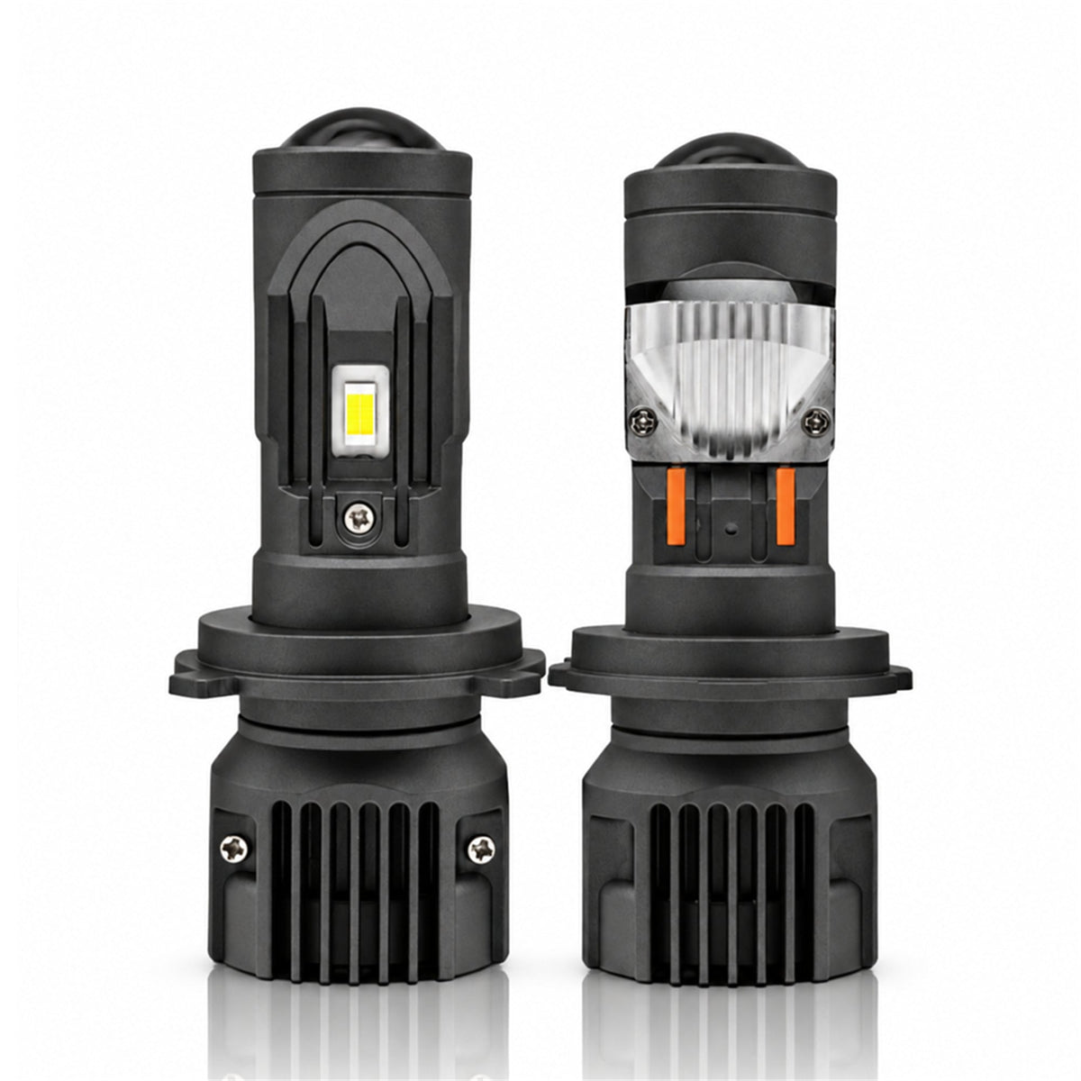 LED крушки H4 с лупи 80W 6000K 12-24V