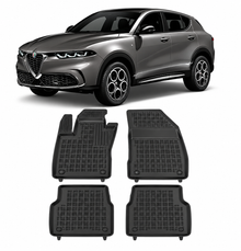 Гумени стелки за Alfa Romeo Tonale (2022+) / Hybrid - тип леген