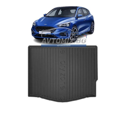 Гумена стелка за багажник за Ford Focus хечбек 2011-2019 г., DRY ZONE