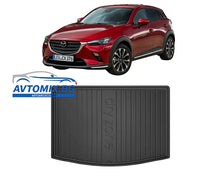Гумена стелка за багажник за Mazda CX-3 от 2014-2021, DRY ZONE / горно положение на багажника