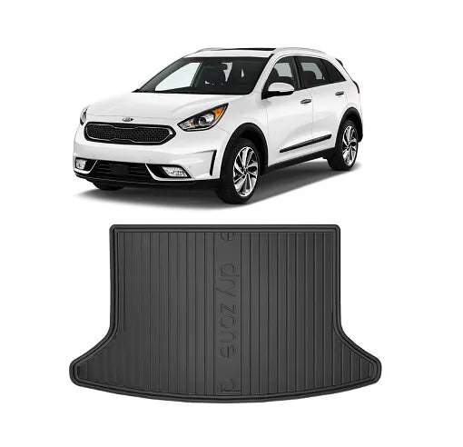 Covoraș de portbagaj din cauciuc pentru KIA Niro din 2016-2022, DRY ZONE / fără difuzoare și fără organizator