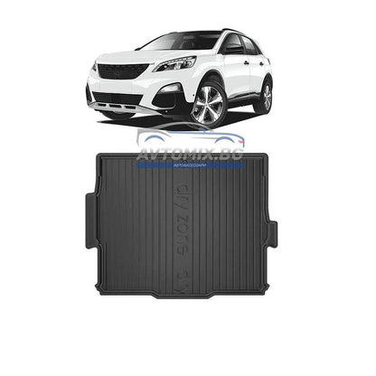 Гумена стелка за багажник заPeugeot 3008 2016-2023 г., горно/първо ниво, DRY ZONE