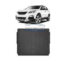 Гумена стелка за багажник заPeugeot 3008 2016-2023 г., средно ниво, DRY ZONE