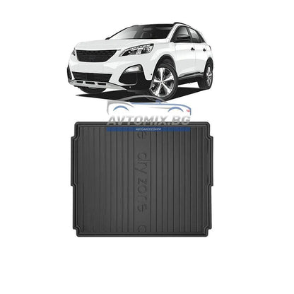 Гумена стелка за багажник заPeugeot 3008 2016-2023 г., средно ниво, DRY ZONE