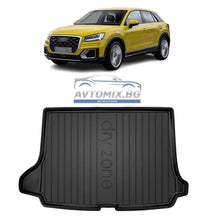 Rubber boot mat Audi Q2 from 2016 onwards, for upper/first boot floor, DRY ZONE