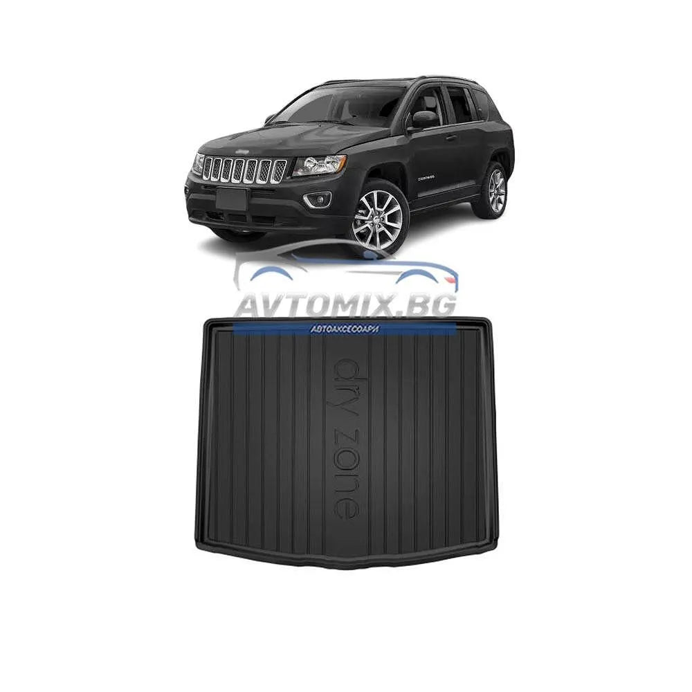 Гумена стелка за багажник Jeep Compass след 2016 г., горно/първо дъно, DRY ZONE