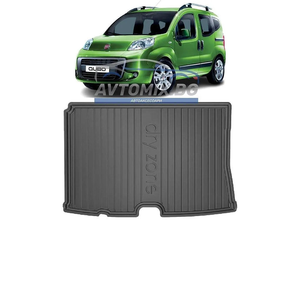 Rubber boot liner for Fiat Qubo 2008-2020, single rear door, DRY ZONE