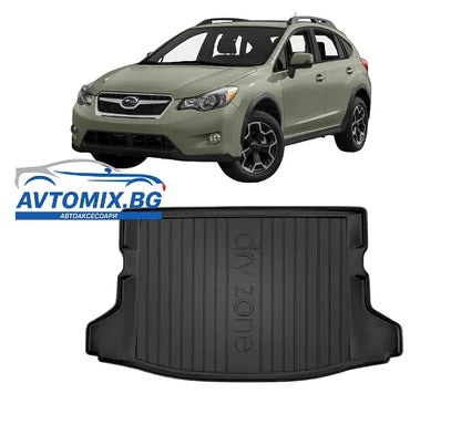 Гумена стелка за багажник Subaru XV от 2011-2017г., DRY ZONE / с резервна гума пълен размер