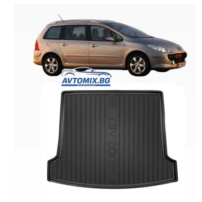 Гумена стелка за багажник за Peugeot 307 от 2001-2008г DRY ZONE / Комби