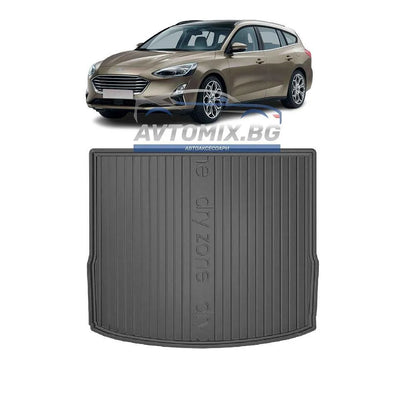 Гумена стелка за багажник за Ford Focus комби 2011-2019 г., DRY ZONE