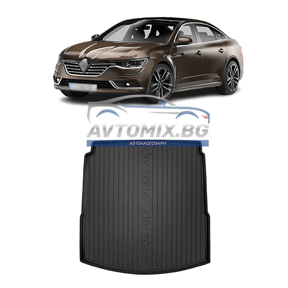 Гумена стелка за багажник Renault Talisman 2015-2022 г., без регулиране на пода, DRY ZONE