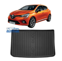 Rubber trunk mat for Renault Clio from 2012-2019, DRY ZONE/ Hatchback