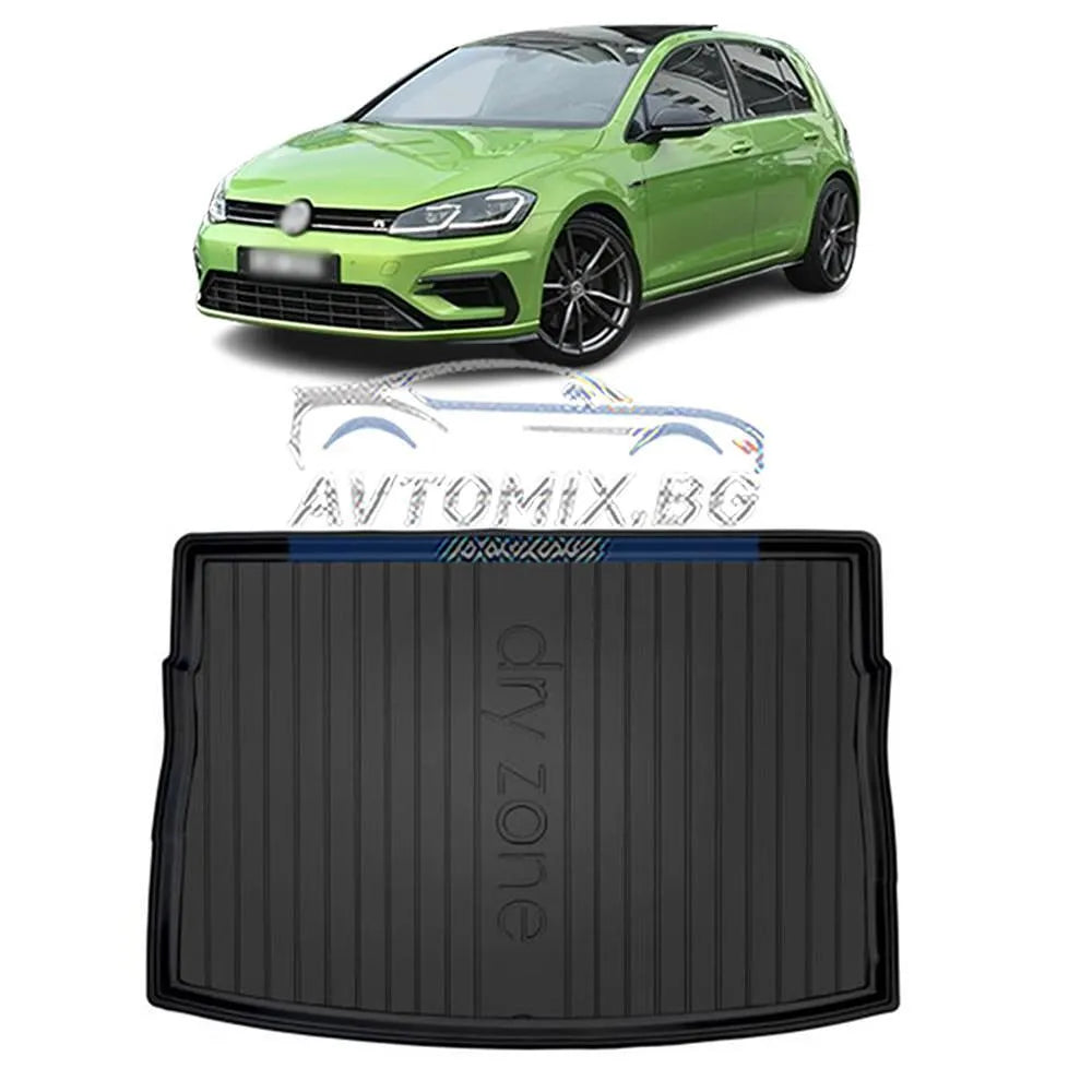 Rubber trunk mat VW Golf 7 hatchback 2012-2020, DRY ZONE