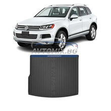 Rubber trunk mat VW Touareg 2 R-line 2010-2018, DRY ZONE