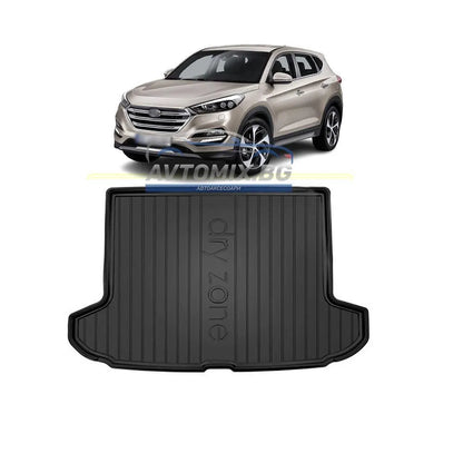 Covoraș de cauciuc pentru portbagaj Hyundai Tucson 2015- 2020, partea superioară/primul nivel, DRY ZONE