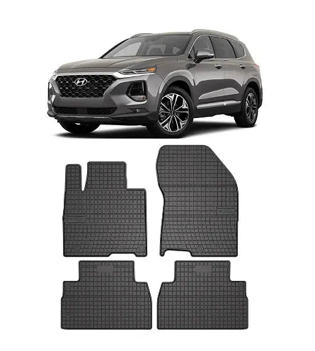 Гумени стелки за Hyundai Santa Fe IV 2018-2023г., Frogum