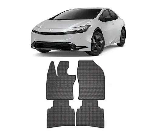 Rubber floor mats for Toyota Prius 2023 onwards, Frogum