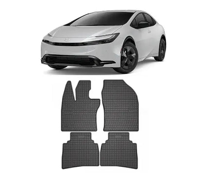 Rubber floor mats for Toyota Prius 2023 onwards, Frogum