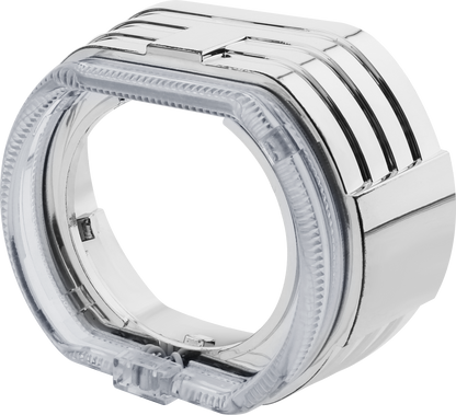 Комплект капачки за Led лупи 2,5 инча, BMW LED White