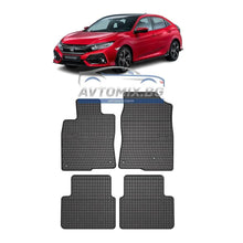 Rubber floor mats for Honda Civic 2016-2021, Frogum