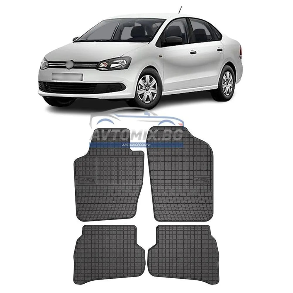 Гумени стелки зa VW Polo 2009-2017 г., Frogum