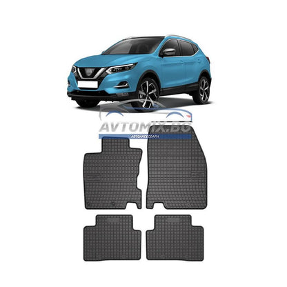 Гумени стелки за Nissan Qashqai 2013-2021 г., Frogum