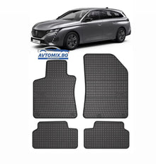 Гумени стелки за Peugeot 308 от 2014-2021г., Frogum / комби и хечбек