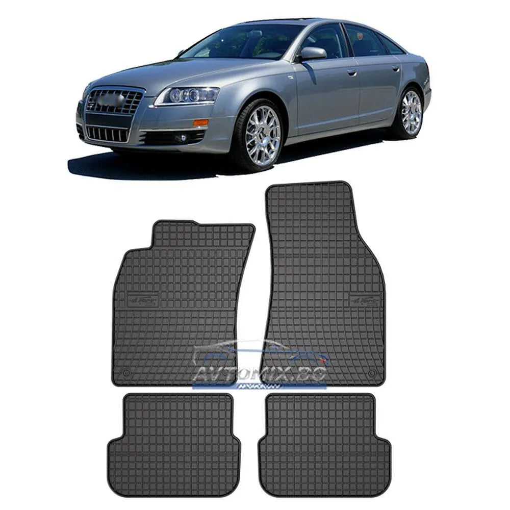 Rubber floor mats for Audi A6 C6 2005-2011, Frogum