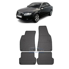 Rubber floor mats for AUDI A4 B7 2004-2008, Frogum