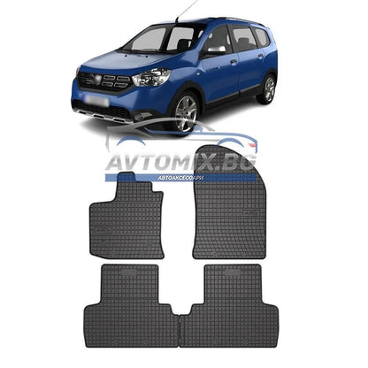 Гумени стелки зa Dacia Lodgy 2012-2022 г., Frogum