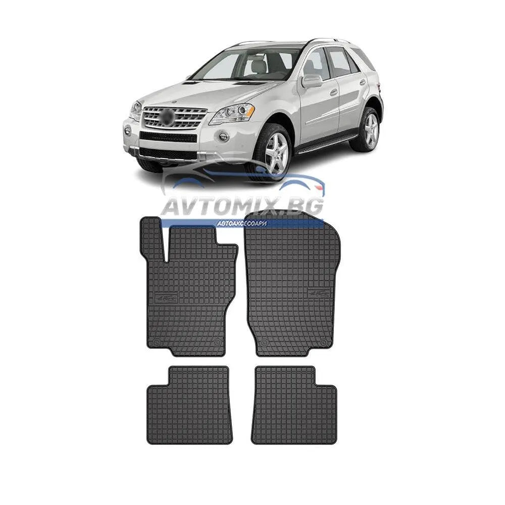 Rubber floor mats for Mercedes ML W164 2005-2011, Frogum