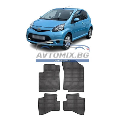 Гумени стелки за Toyota Aygo 2014-2022 г., Frogum