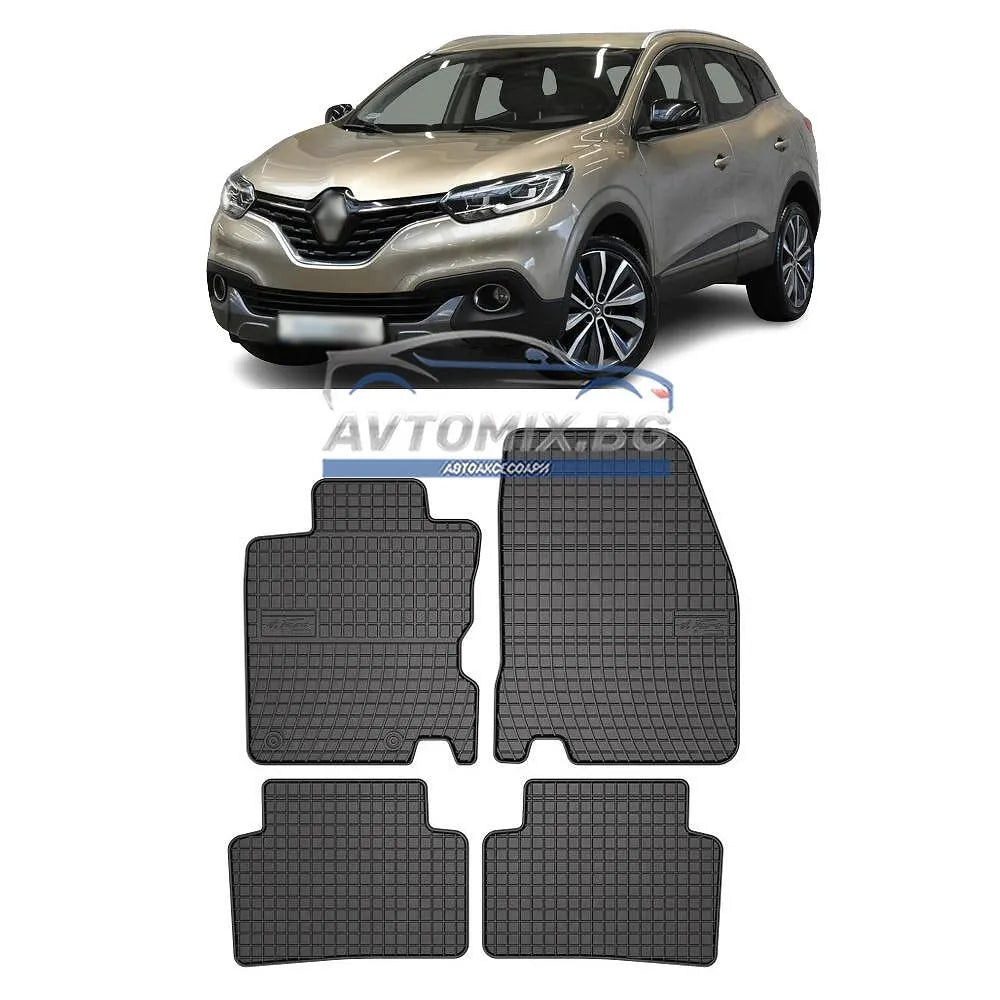 Rubber floor mats for Renault Kadjar after 2015, Frogum
