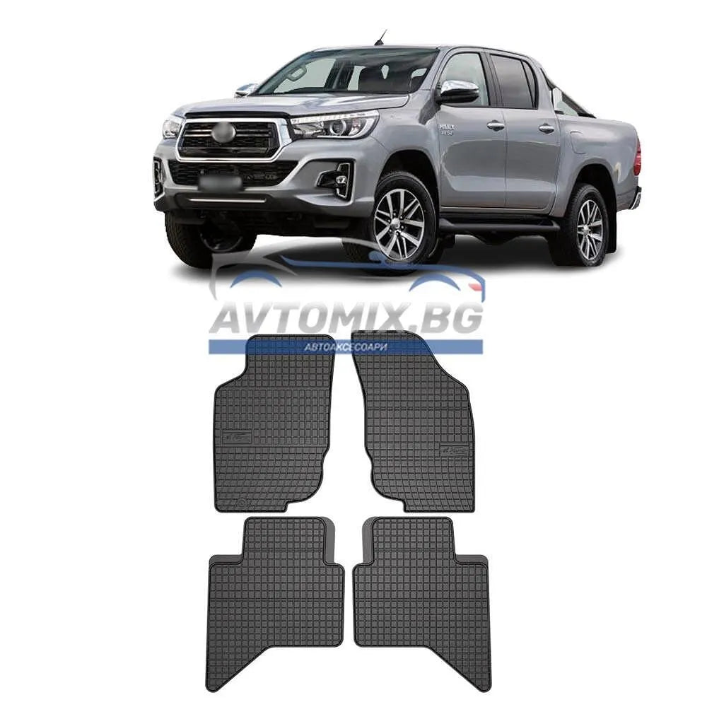 Гумени стелки за Toyota Hilux Pickup 2004-2015 г., Frogum